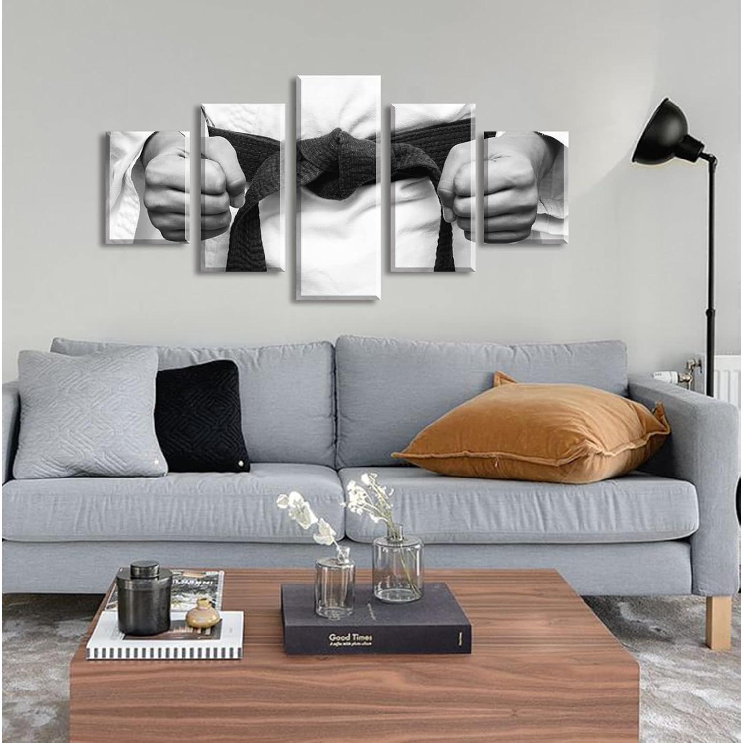 Arte de Pared Karate BLINFEIRU Lienzo 152x81 cm Decoración