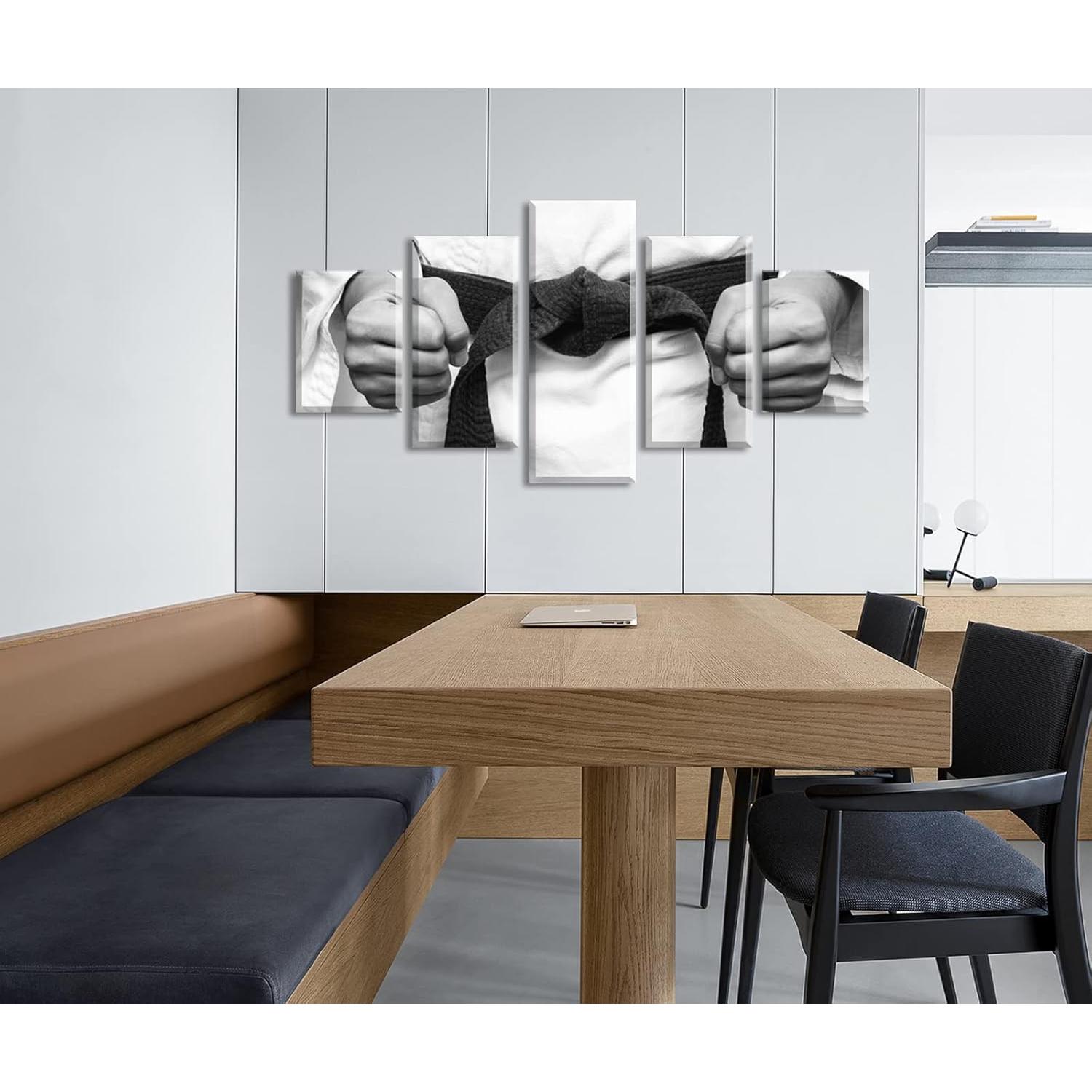 Arte de Pared Karate BLINFEIRU Lienzo 152x81 cm Decoración