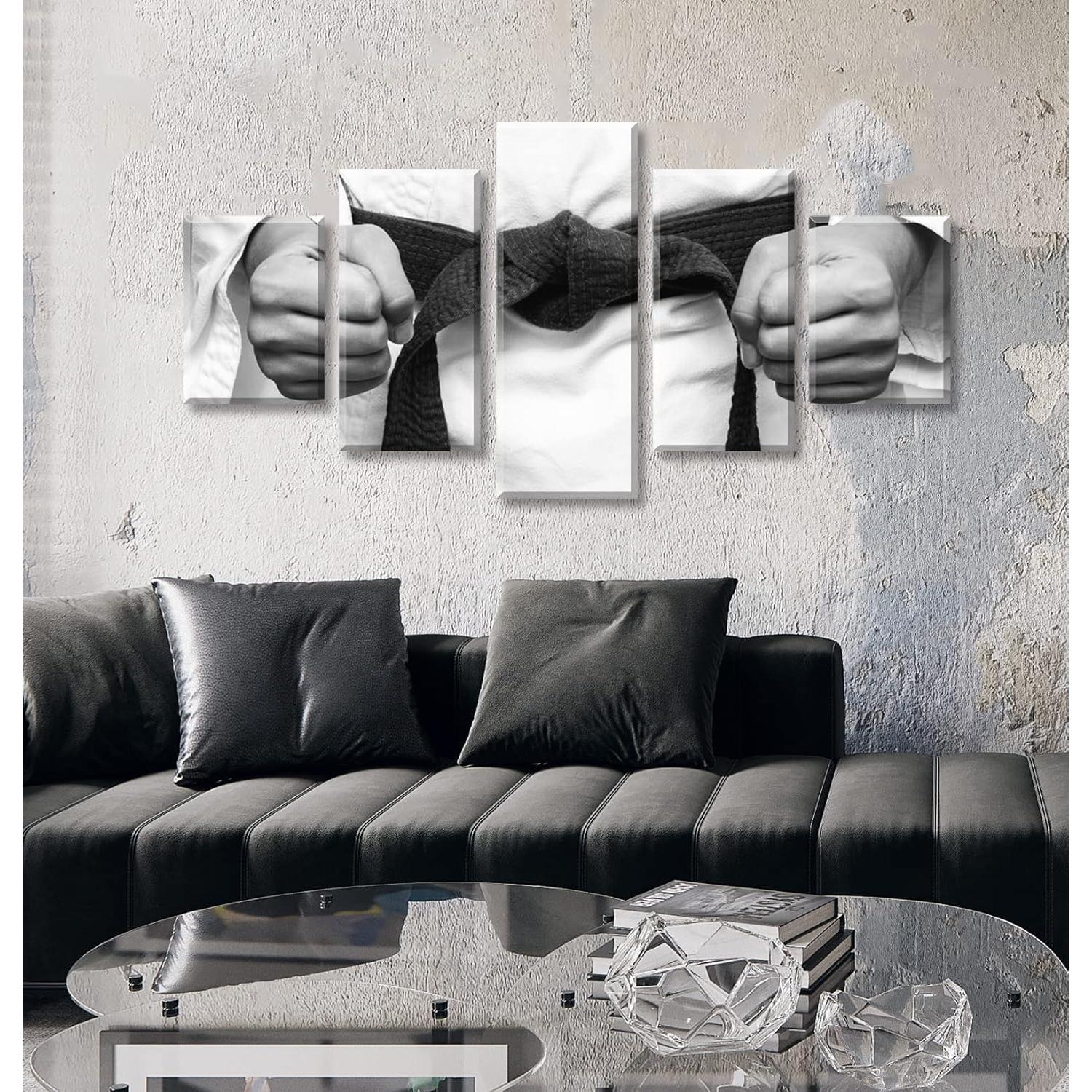 Arte de Pared Karate BLINFEIRU Lienzo 152x81 cm Decoración