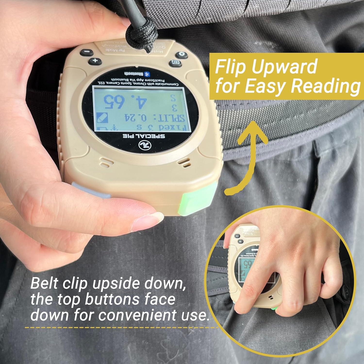 Temporizador de Disparos Design-Pie M1A2+ Caqui para Tiro