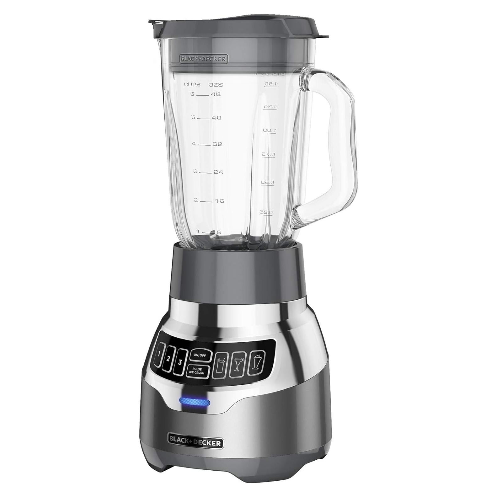 Licuadora Digital BLACK+DECKER PowerCrush 1.42L Acero Inoxidable