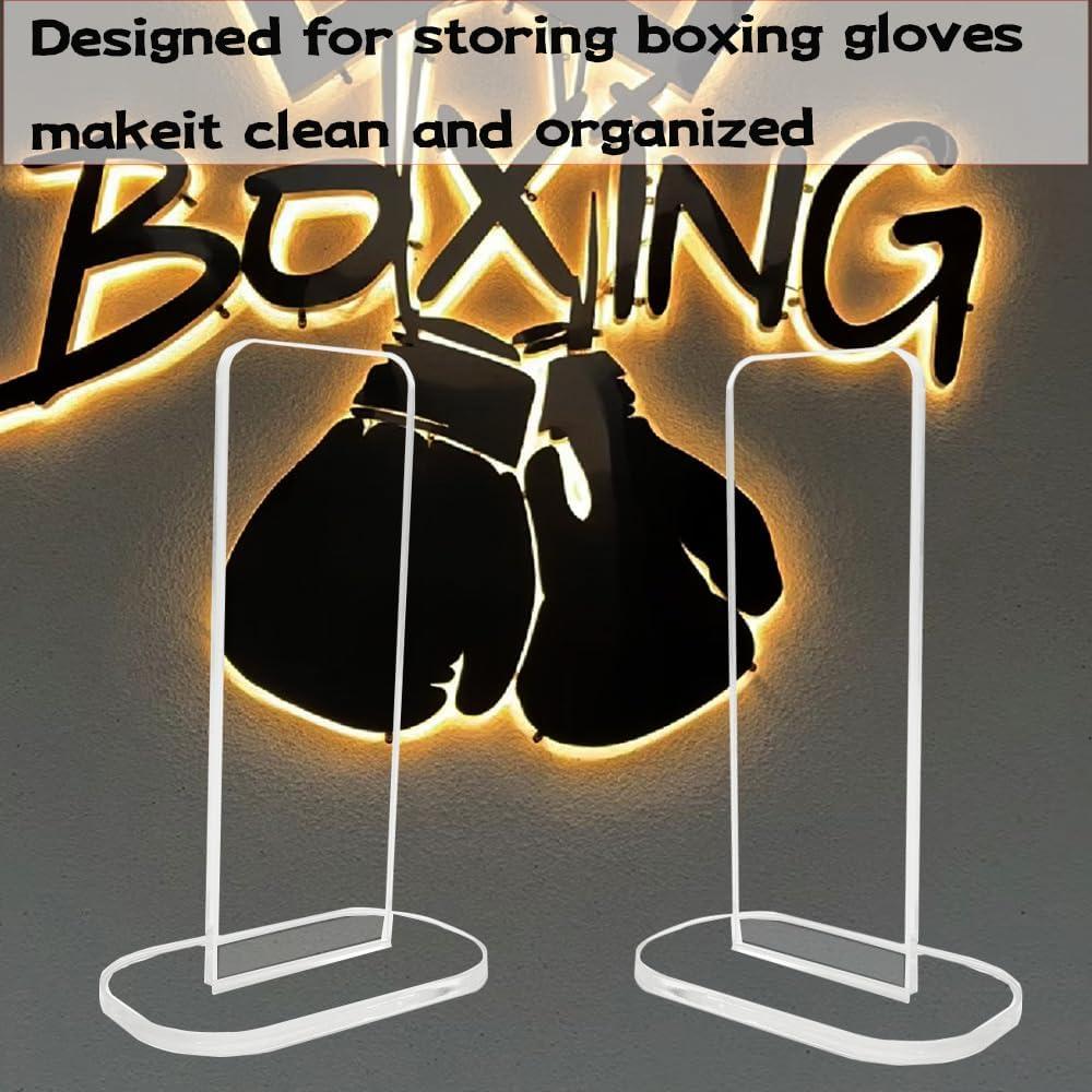 Soporte Vertical para Guantes de Boxeo LITAITAI Acrílico Transparente