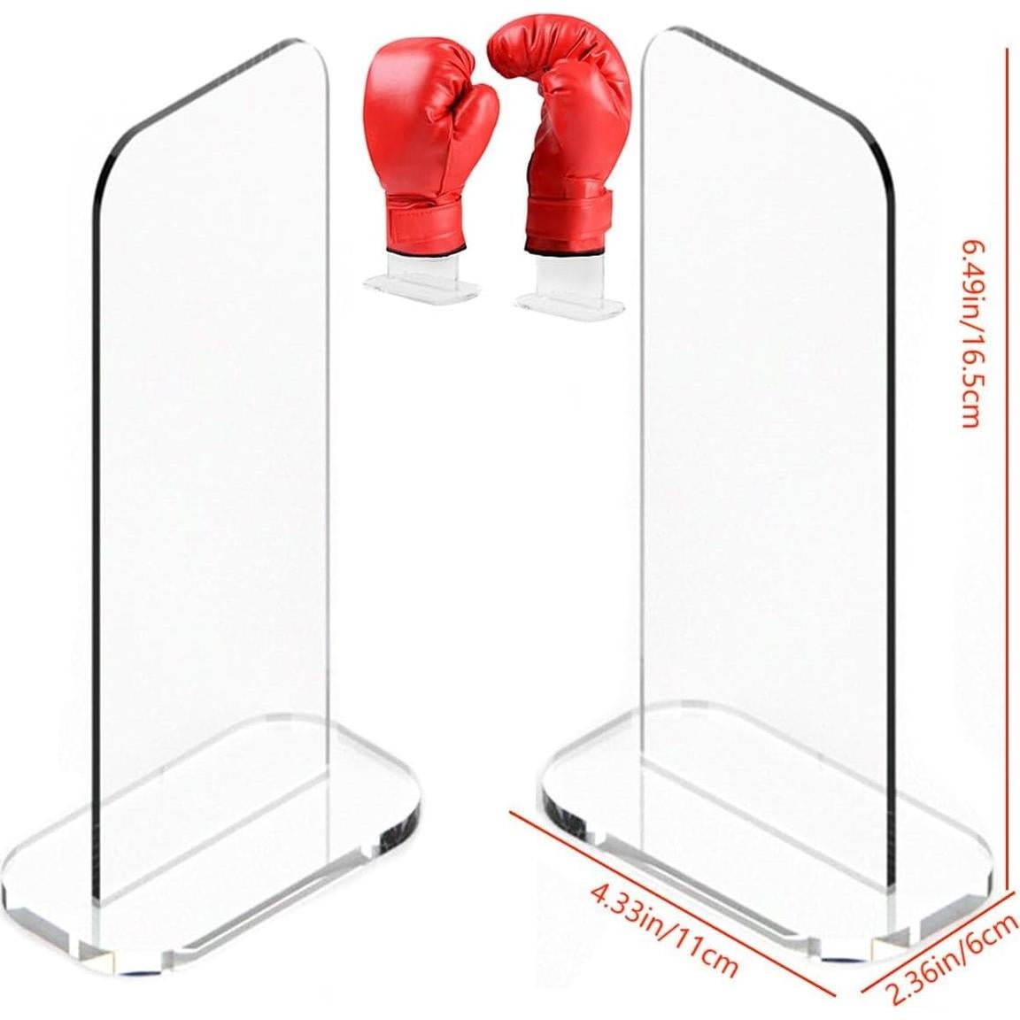 Soporte Vertical para Guantes de Boxeo LITAITAI Acrílico Transparente