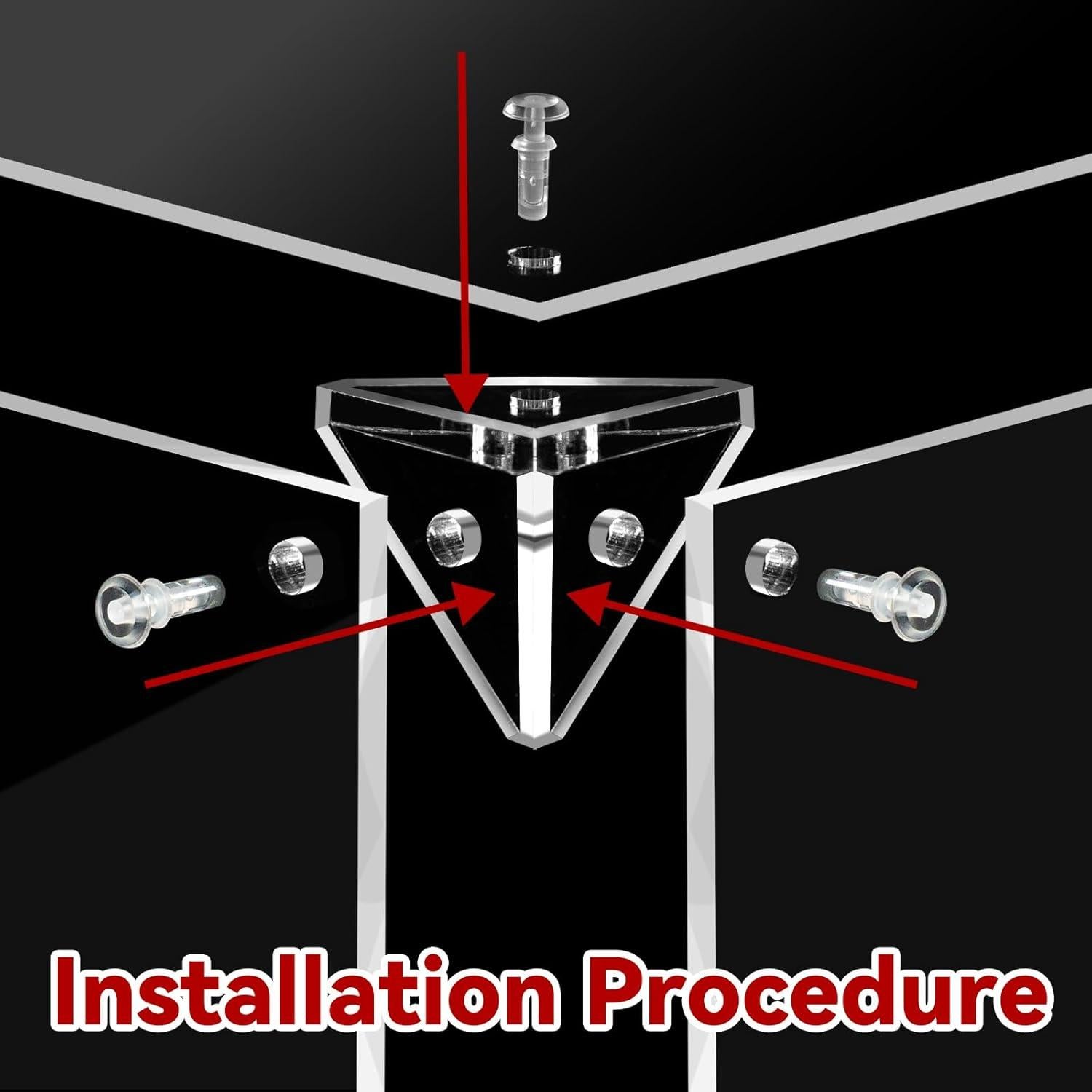 Estuche de exhibición para guantes de MMA Cyiwniao acrílico