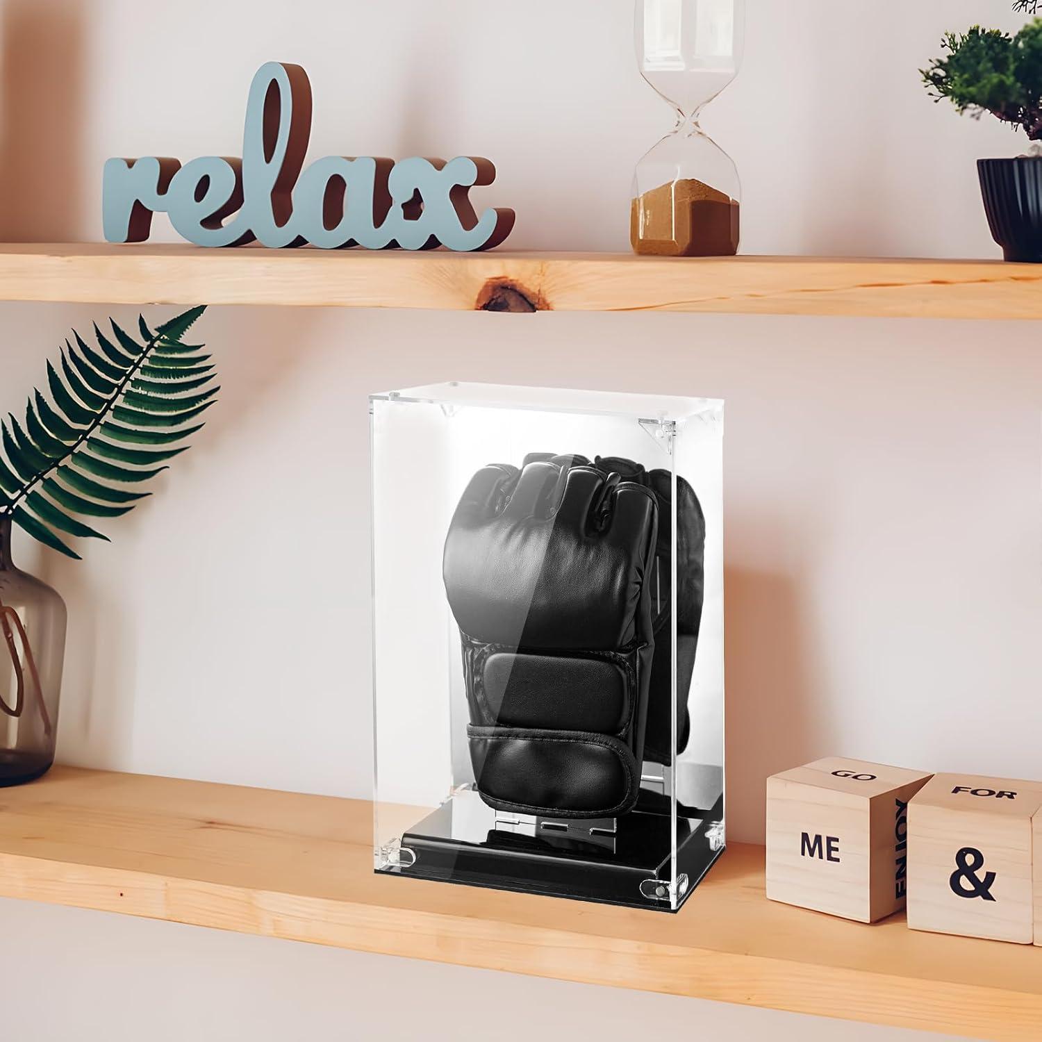 Estuche de exhibición para guantes de MMA Cyiwniao acrílico