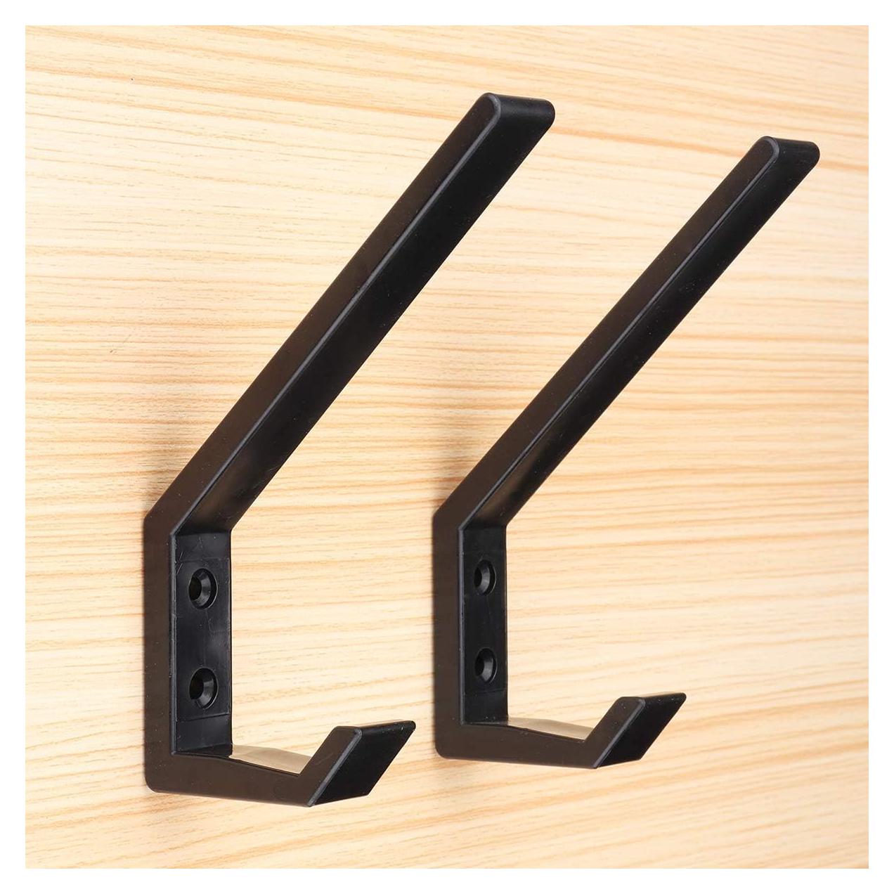 Ganchos de Pared para Casco Fonture - 4PCS Negro ABS
