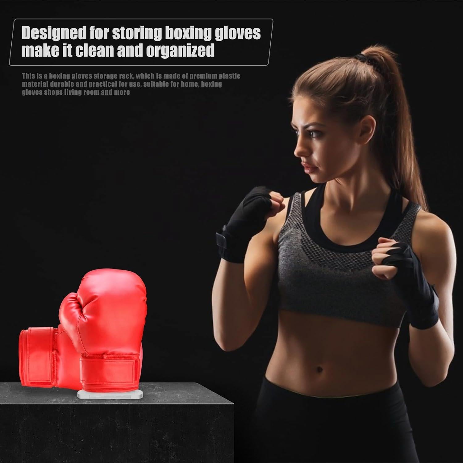 Soporte Vertical para Guantes de Boxeo NUOBESTY - Exhibición y Organización