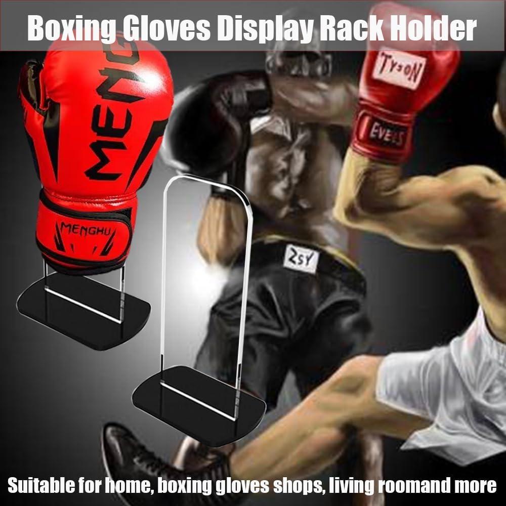 Soporte Vertical Acrílico para Guantes de Boxeo LITAITAI 15x8x5cm