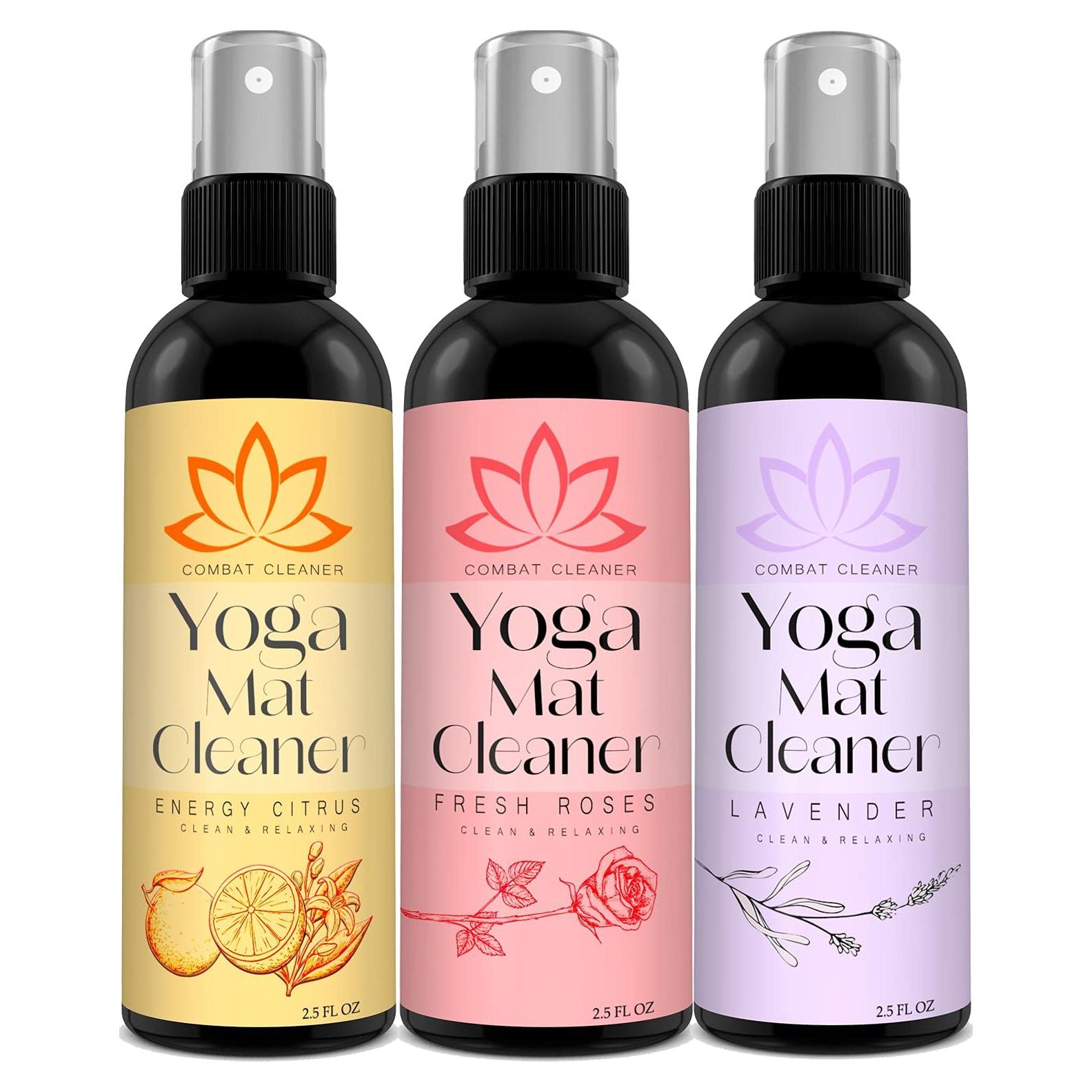 Kit de Spray Limpiador para Esteras de Yoga Combat Cleaner