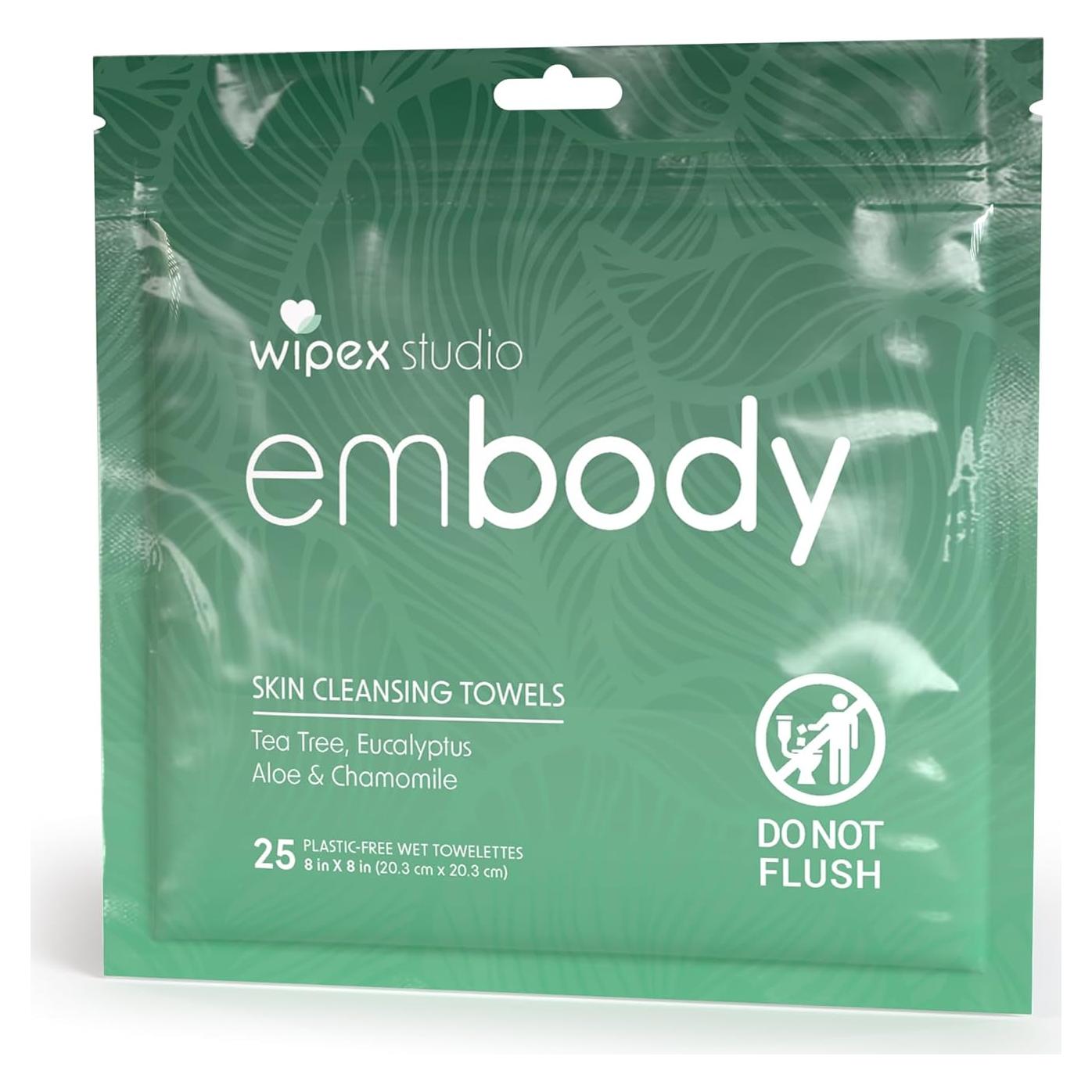 Toallitas Corporales Wipex Embody 25ct - Ecológicas y Veganas
