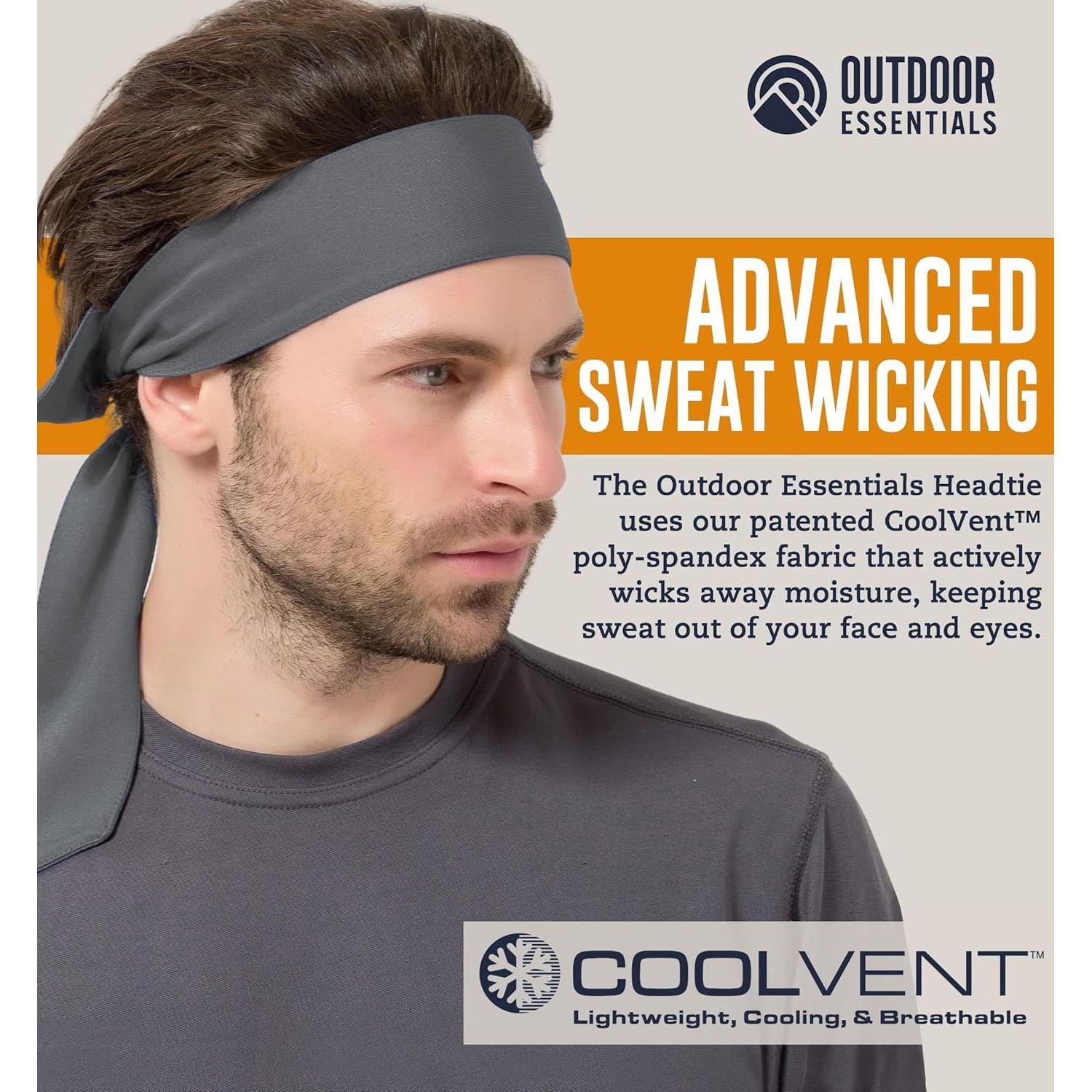 Cinta para la cabeza OutdoorEssentials - Absorbe sudor - 4 vías