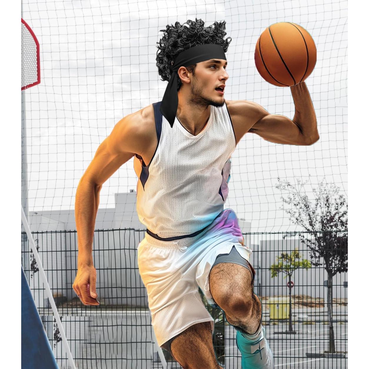 Cinta Deportiva para la Cabeza SRLLBBY Negra - Unisex