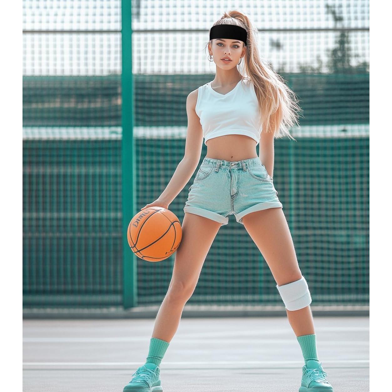 Cinta Deportiva para la Cabeza SRLLBBY Negra - Unisex