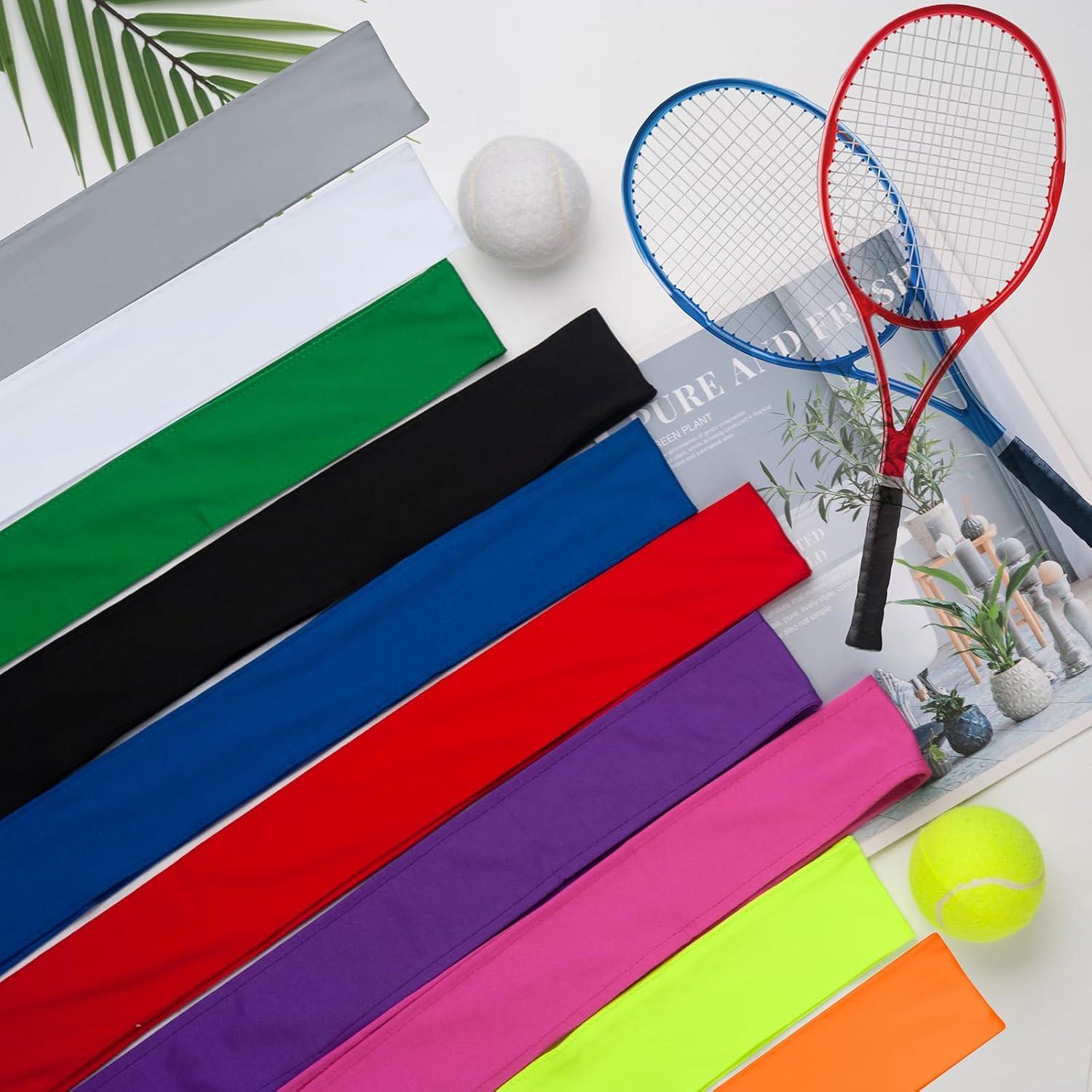 ONUPGO 18 Piezas Diademas Ajustables para Deportes - Rojo