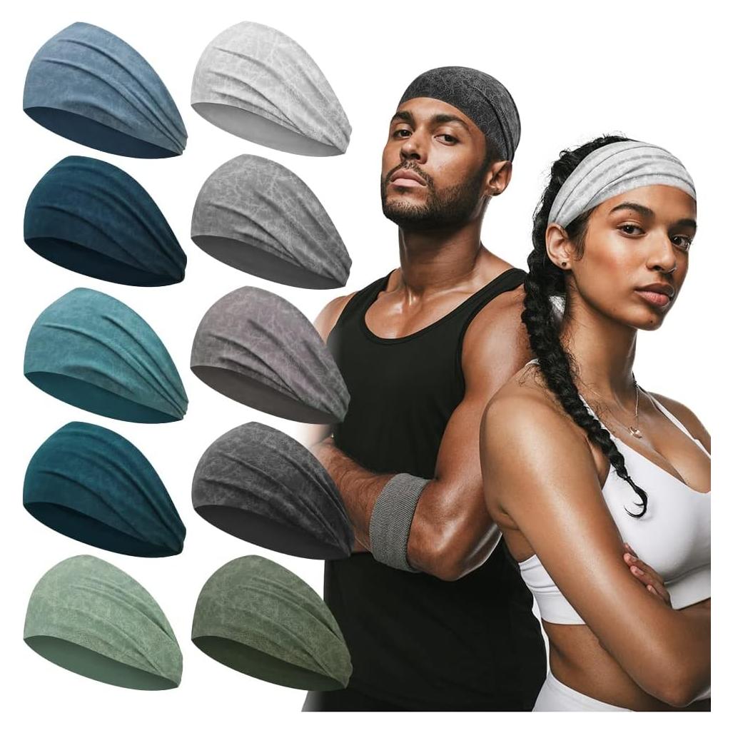 Cintas deportivas MYKURS 10 PCS antideslizantes multicolor