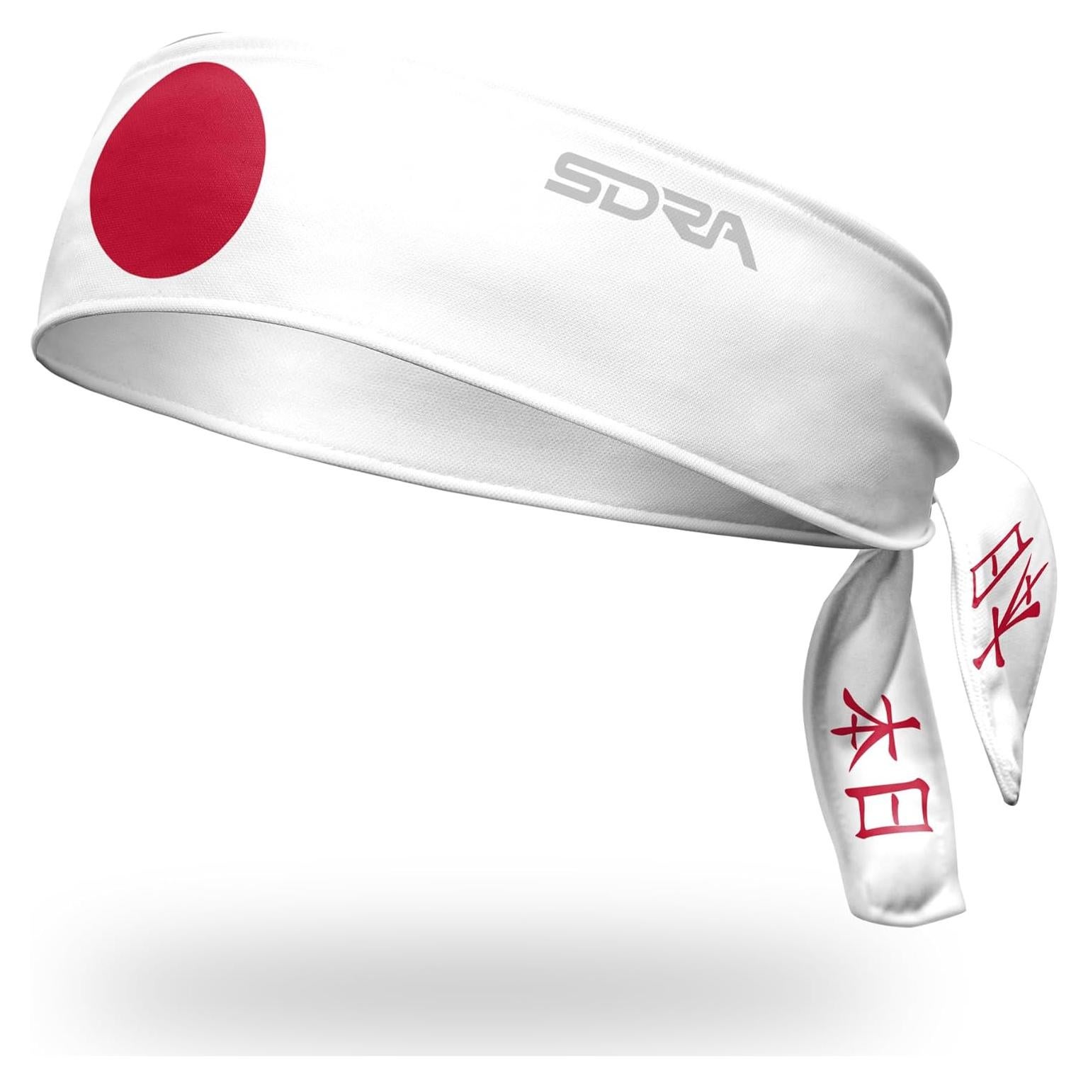 Banda para la cabeza Suddora con bandera de Japón 6.35 cm