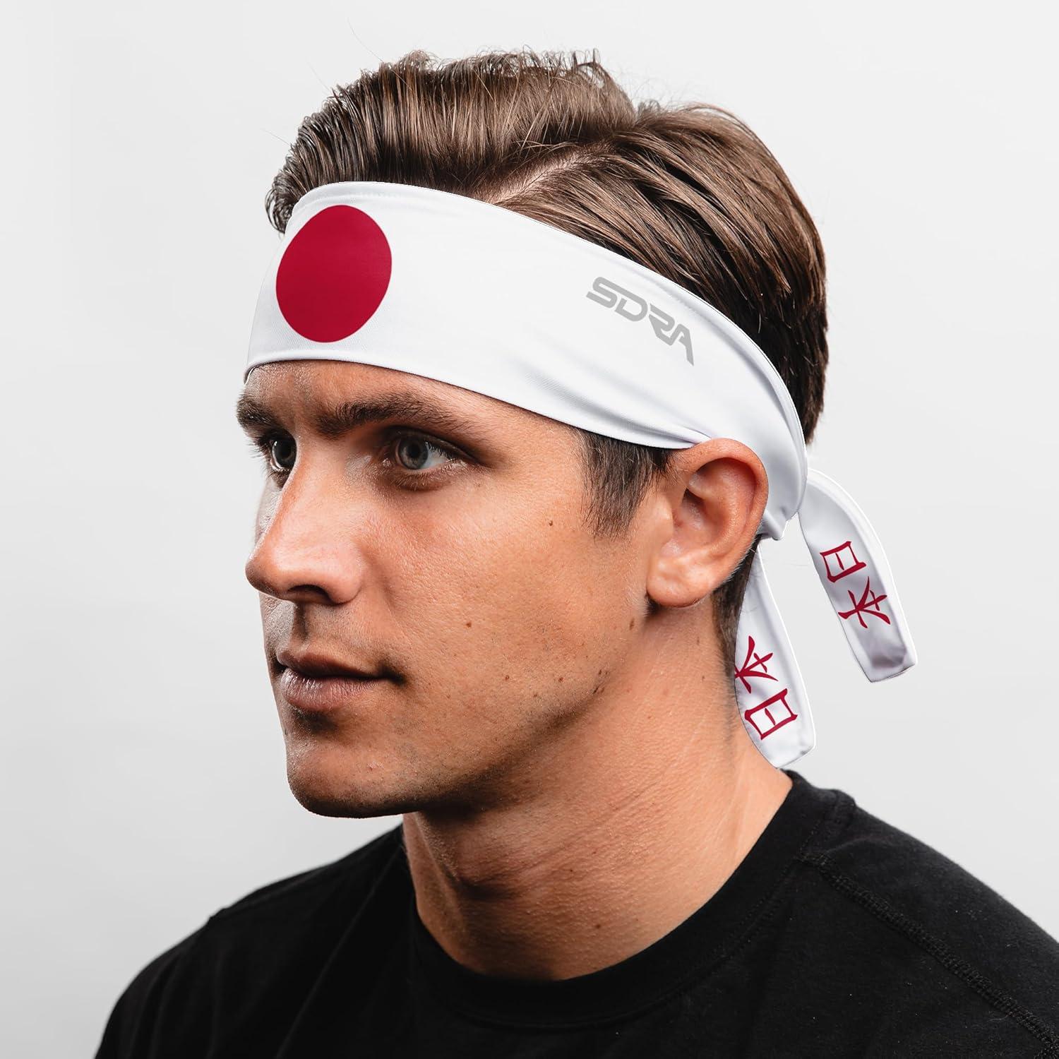 Banda para la cabeza Suddora con bandera de Japón 6.35 cm