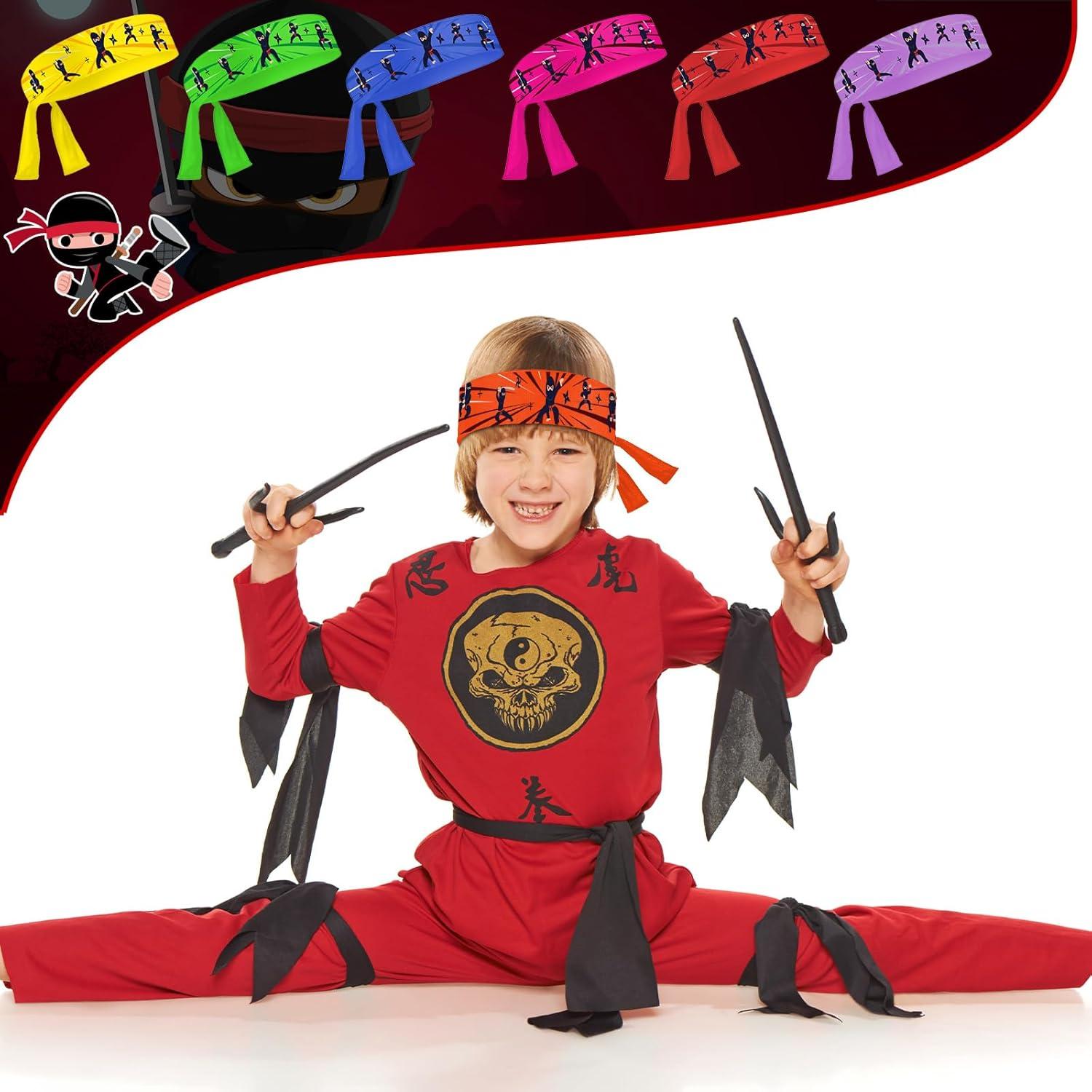 Diademas de Karate ZOIIWA 48 Piezas Ajustables para Fiesta