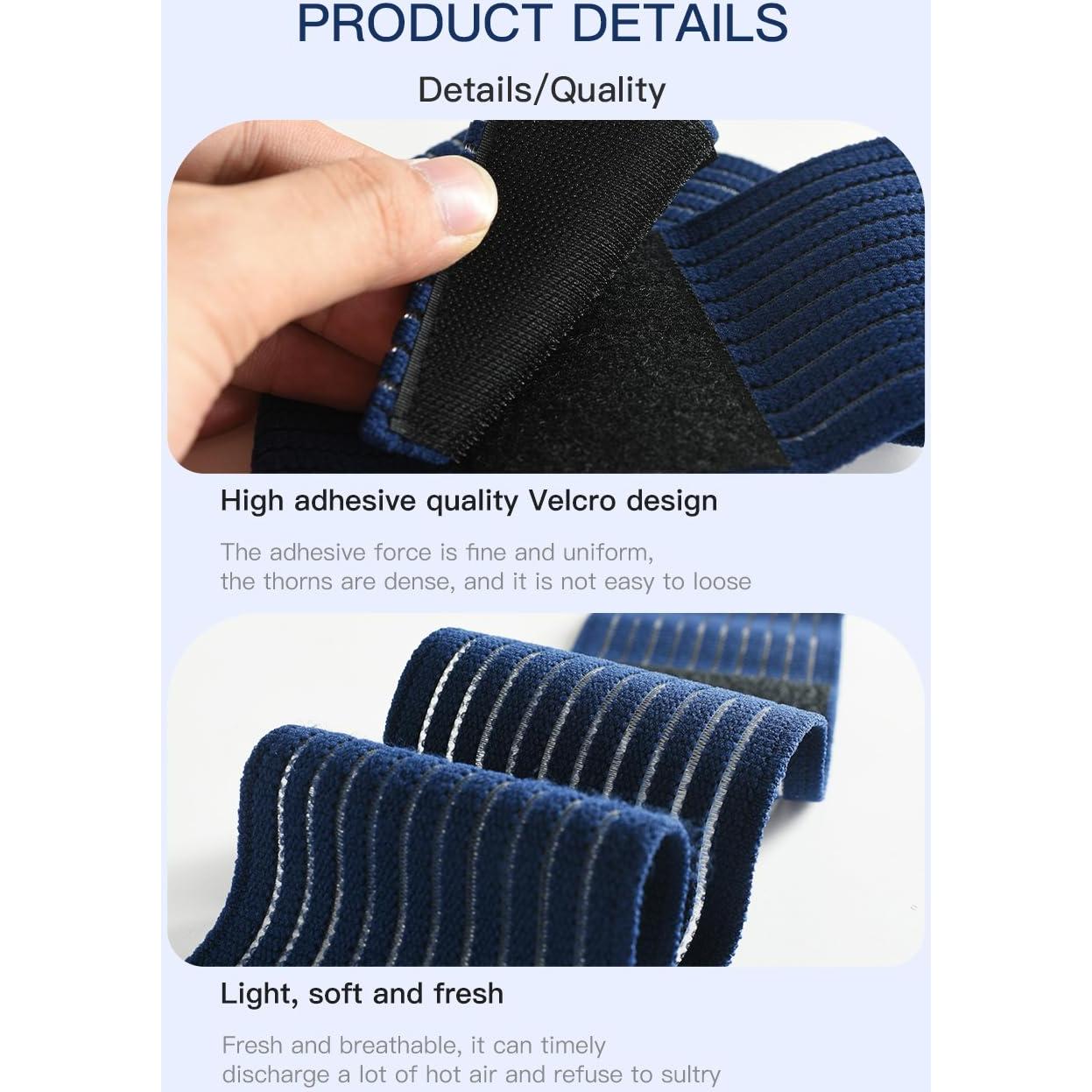 Paquete de 2 Fajas Elásticas para Rodillas SUJAYU - Alivio Dolor