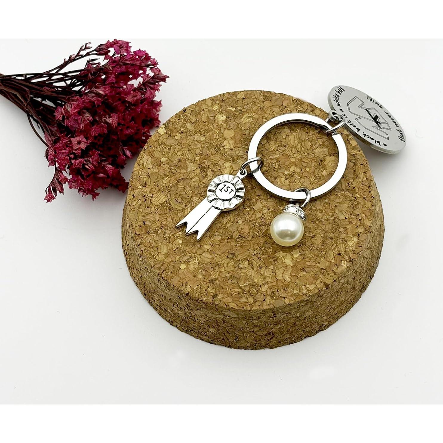 Llavero de Karate Acero Inoxidable 3cm - Regalo para Amantes