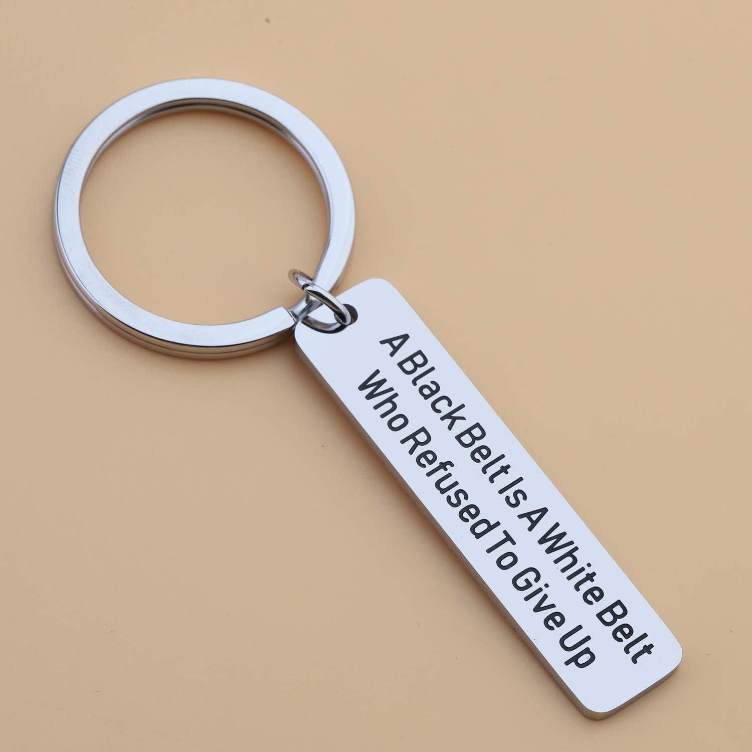 Llavero de Artes Marciales LQRI - Regalo Inspirador Plata