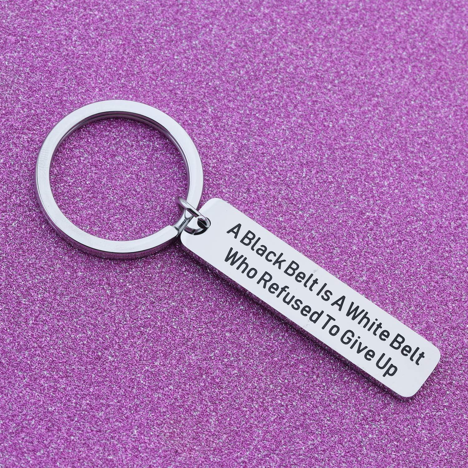 Llavero de Artes Marciales LQRI - Regalo Inspirador Plata