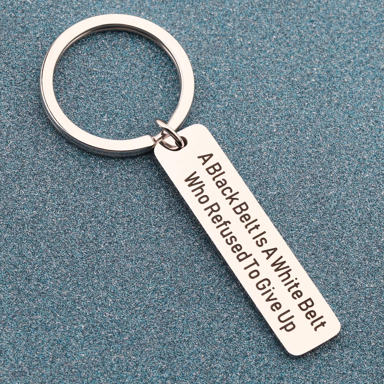 Llavero de Artes Marciales LQRI - Regalo Inspirador Plata