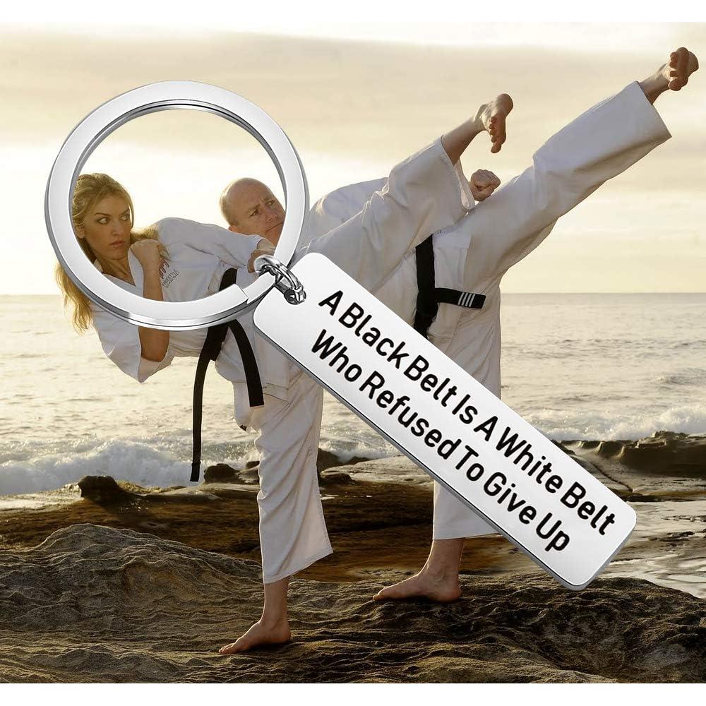 Llavero de Artes Marciales LQRI - Regalo Inspirador Plata