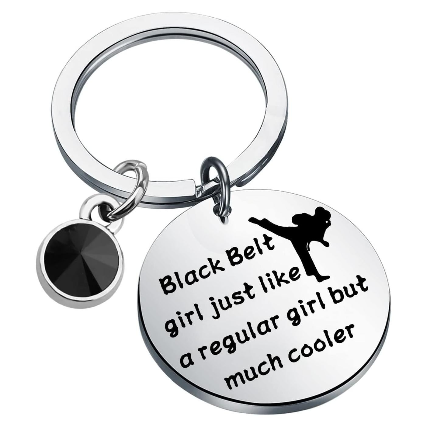 Llavero de Taekwondo BAUNA para Chicas - Cinturón Negro