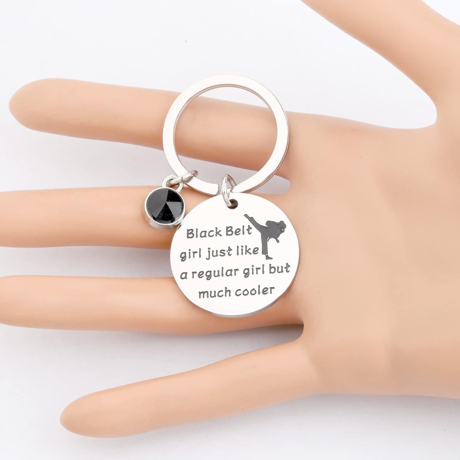 Llavero de Taekwondo BAUNA para Chicas - Cinturón Negro