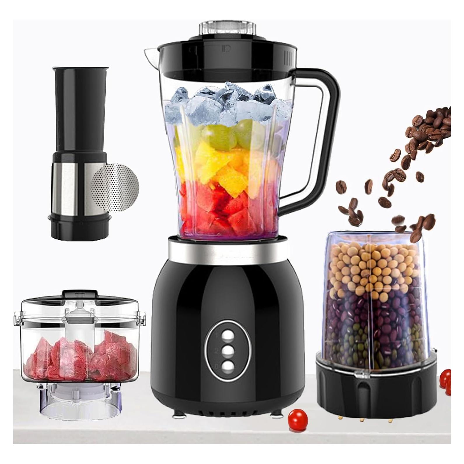 Mezclador YPCOO 800W 4 en 1 con Jarras de 1.8L y 0.6L