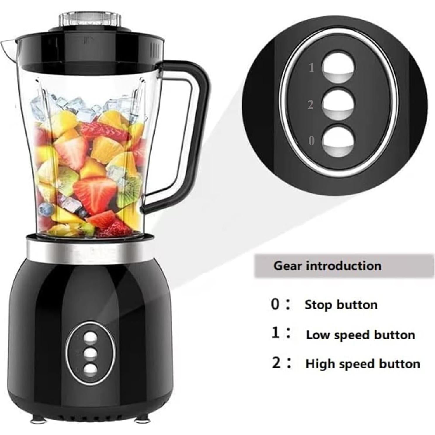 Mezclador YPCOO 800W 4 en 1 con Jarras de 1.8L y 0.6L