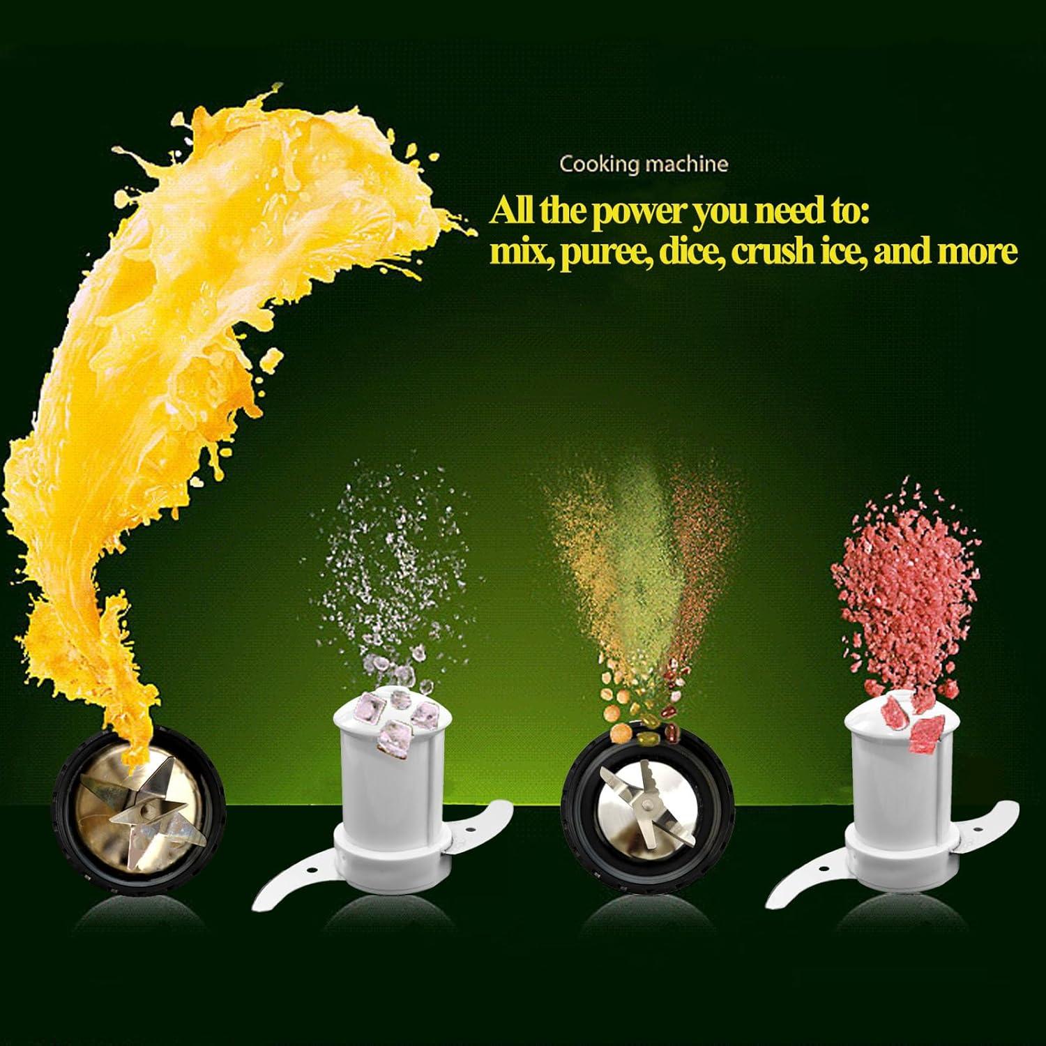 Mezclador YPCOO 800W 4 en 1 con Jarras de 1.8L y 0.6L