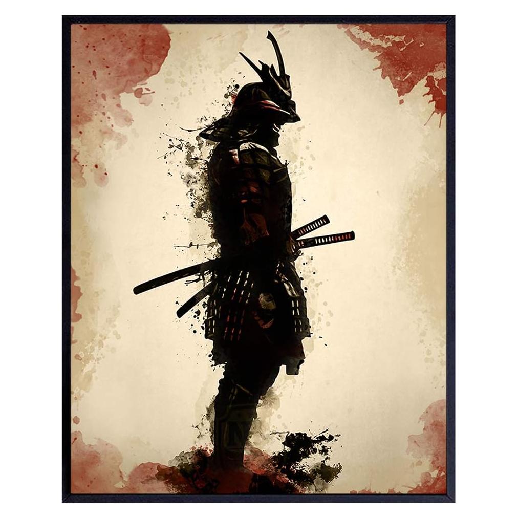 Póster de Samurái y Ninja 20x25 cm - Decoración de Pared