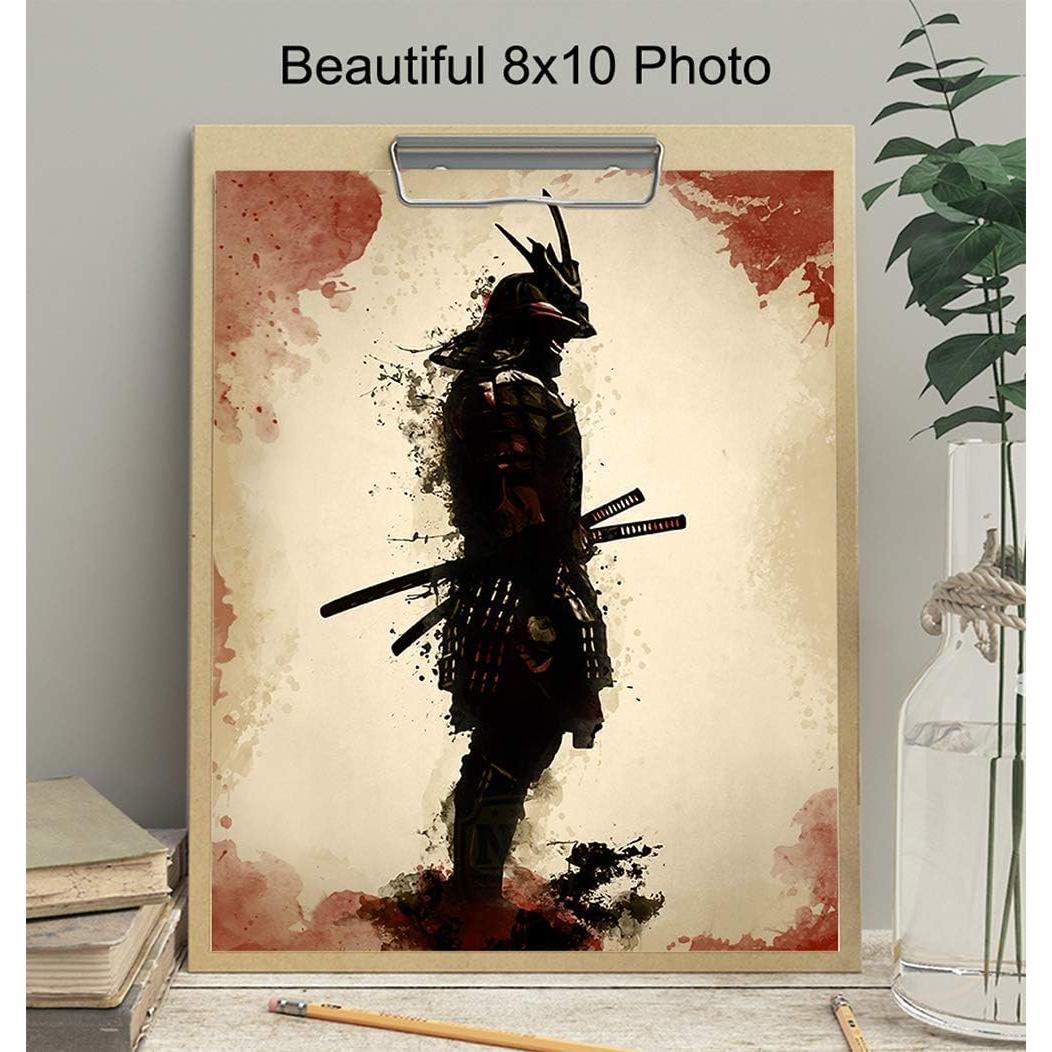 Póster de Samurái y Ninja 20x25 cm - Decoración de Pared