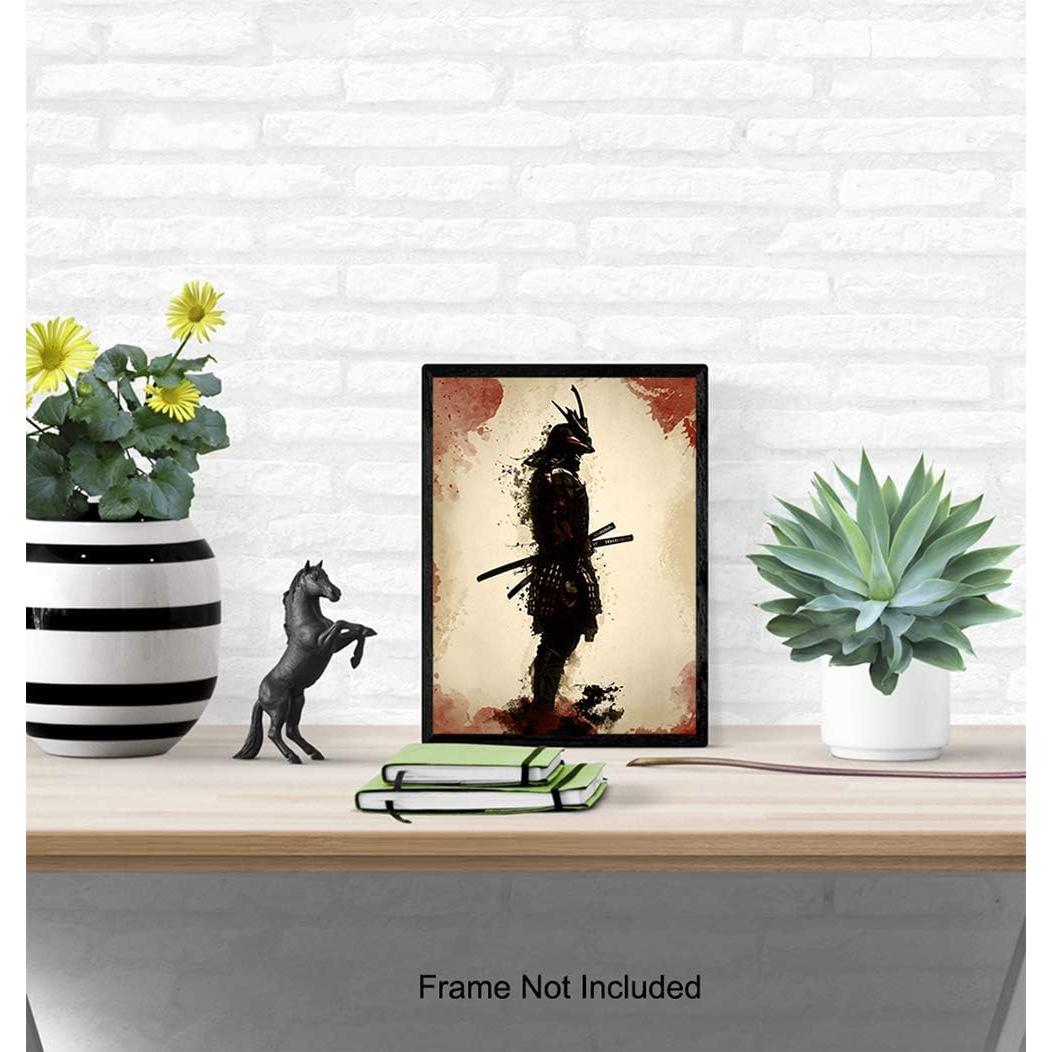 Póster de Samurái y Ninja 20x25 cm - Decoración de Pared