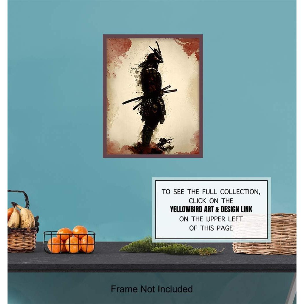 Póster de Samurái y Ninja 20x25 cm - Decoración de Pared