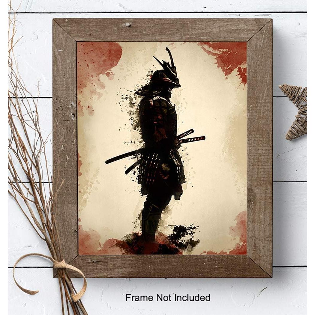 Póster de Samurái y Ninja 20x25 cm - Decoración de Pared