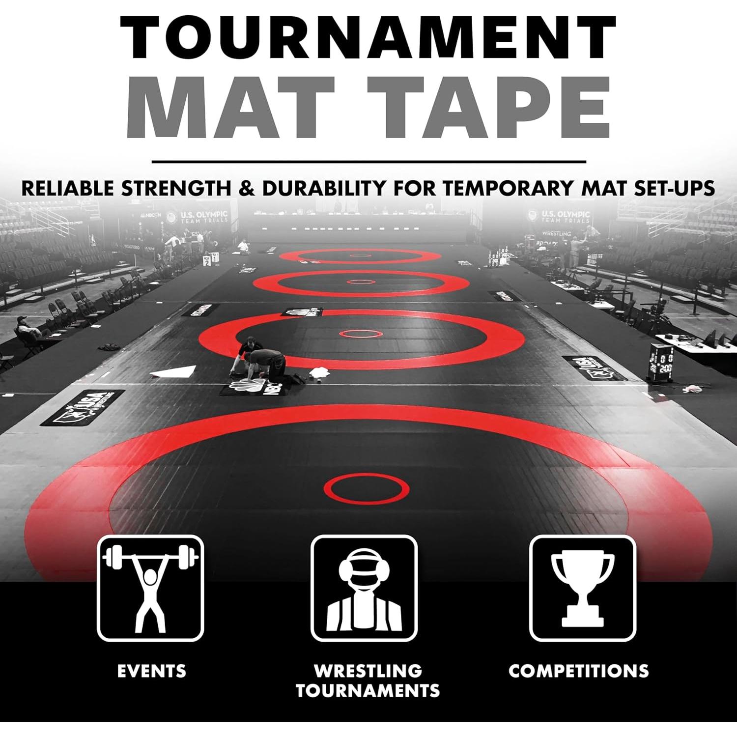 Cinta de Mat de Lucha WrestlingMart - Resistente y Fiable 1 Rollo