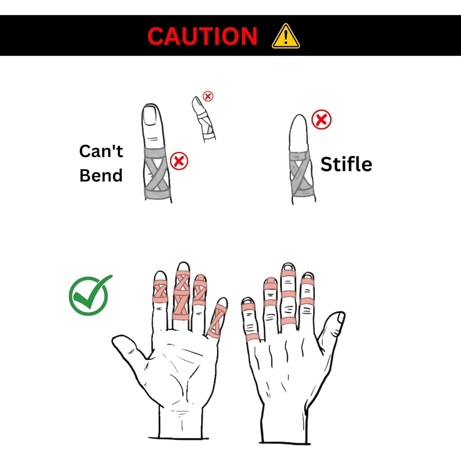 Cinta Deportiva REBEL X para Dedos BJJ 1.27 cm x 13.72 m - Negro