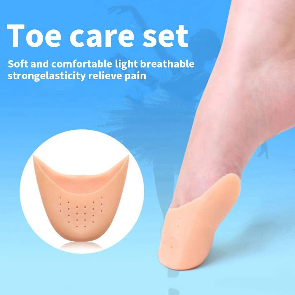 Almohadillas de Gel Suave HKZTUY para Zapatos de Punta - 4 Pares