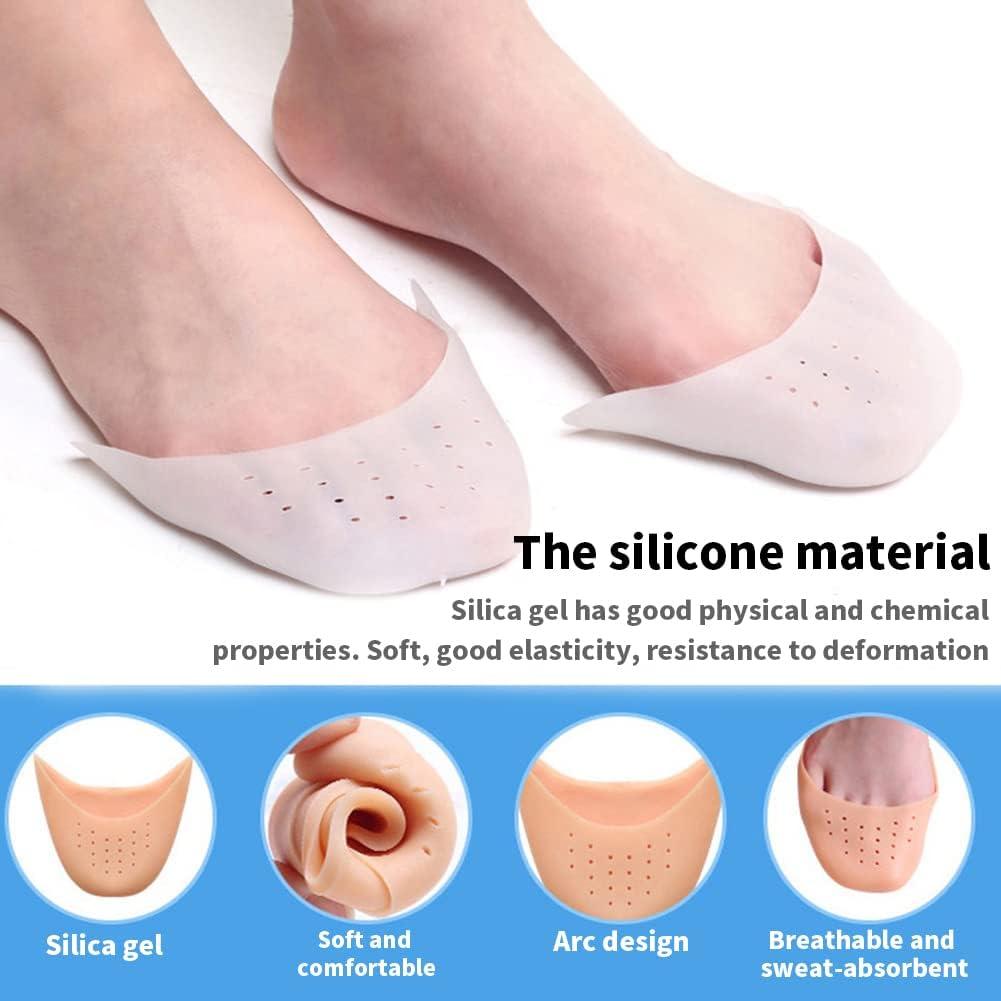 Almohadillas de Gel Suave HKZTUY para Zapatos de Punta - 4 Pares