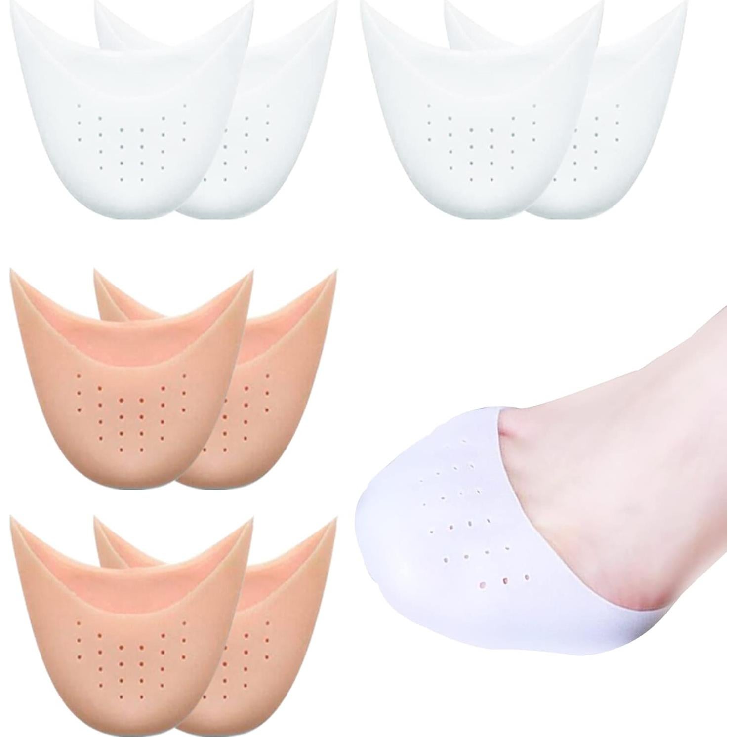 Almohadillas de Gel Suave HKZTUY para Zapatos de Punta - 4 Pares