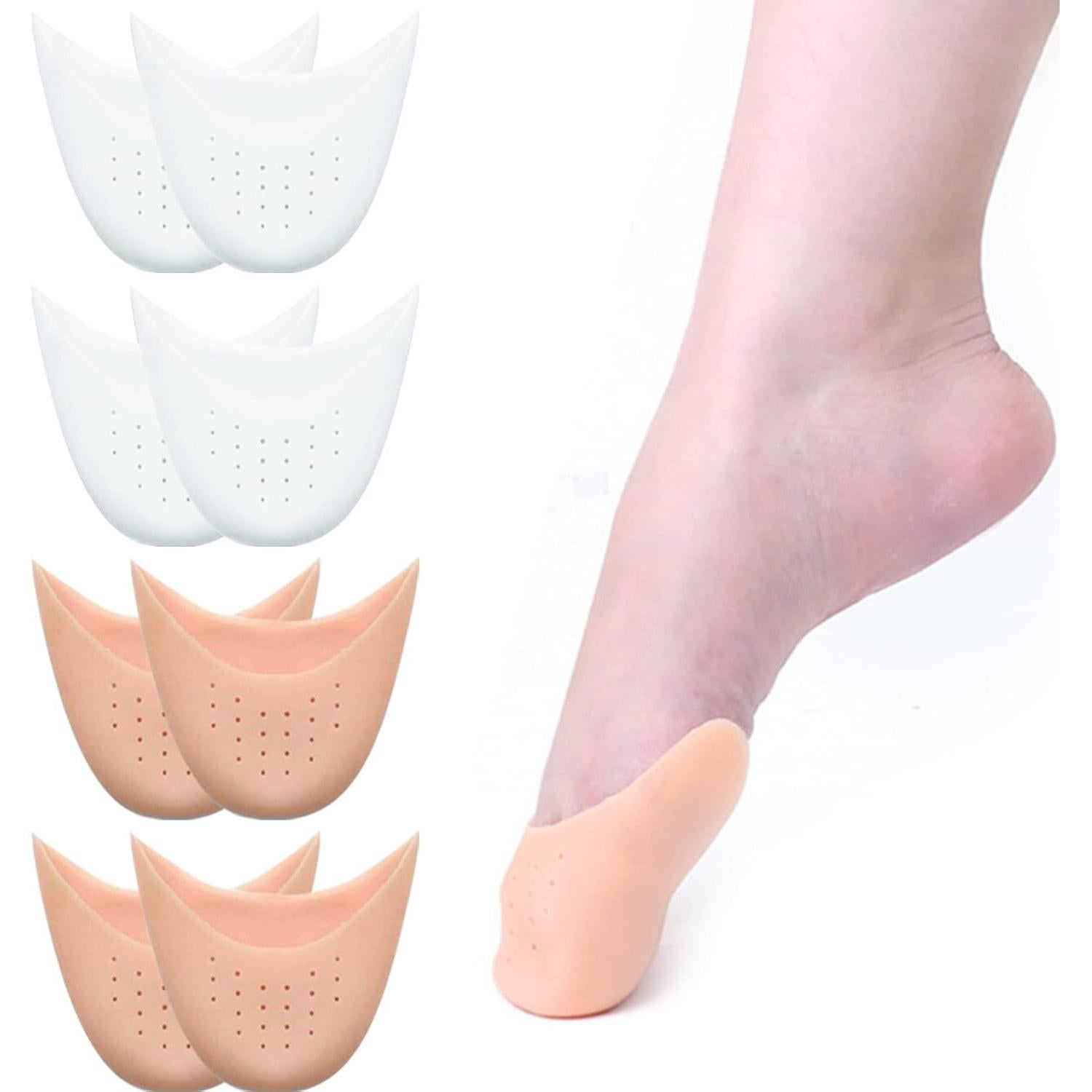 Almohadillas de Gel Suave HKZTUY para Zapatos de Punta - 4 Pares