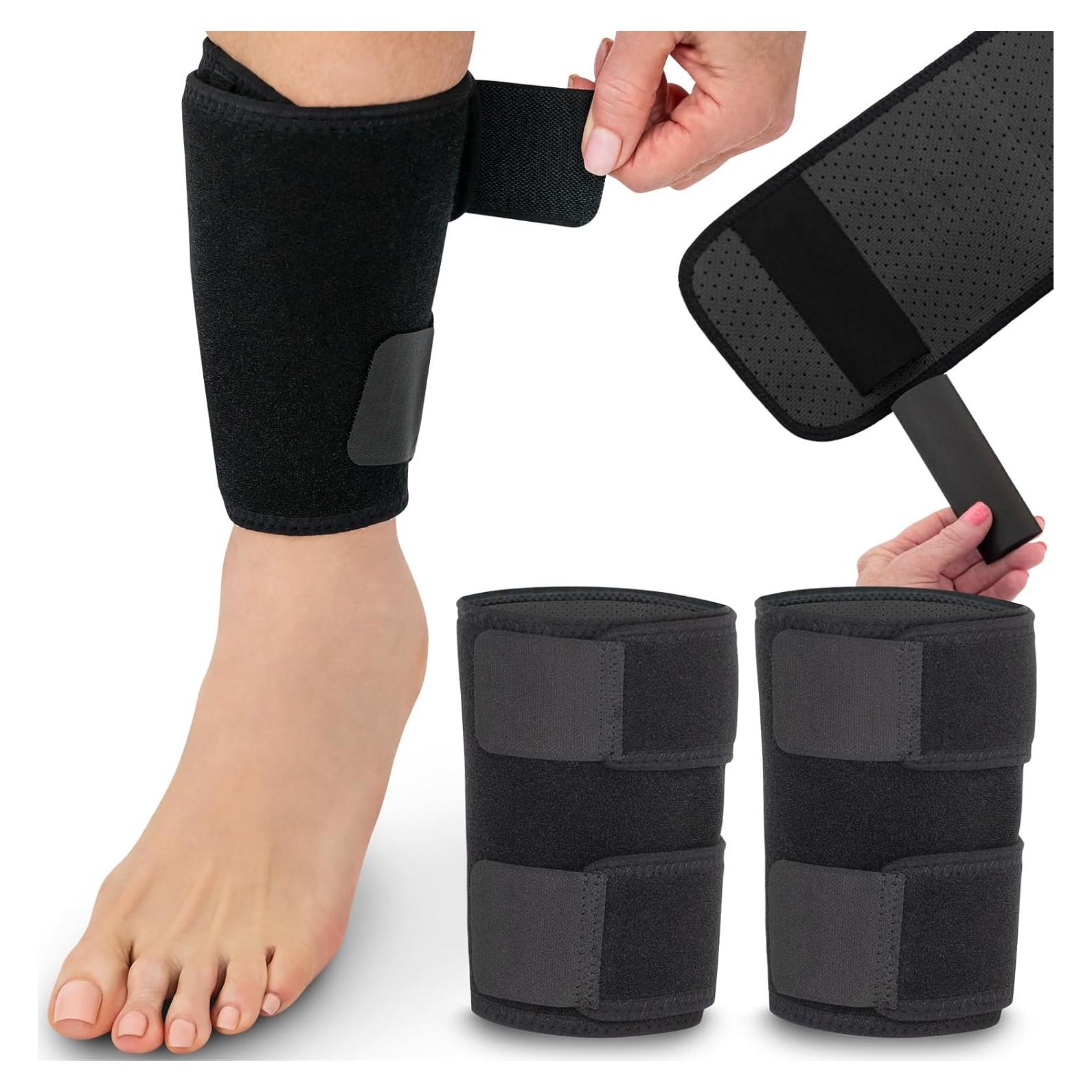 Vendaje de Compresión Vive para Espolones - Soporte Ajustable Negro