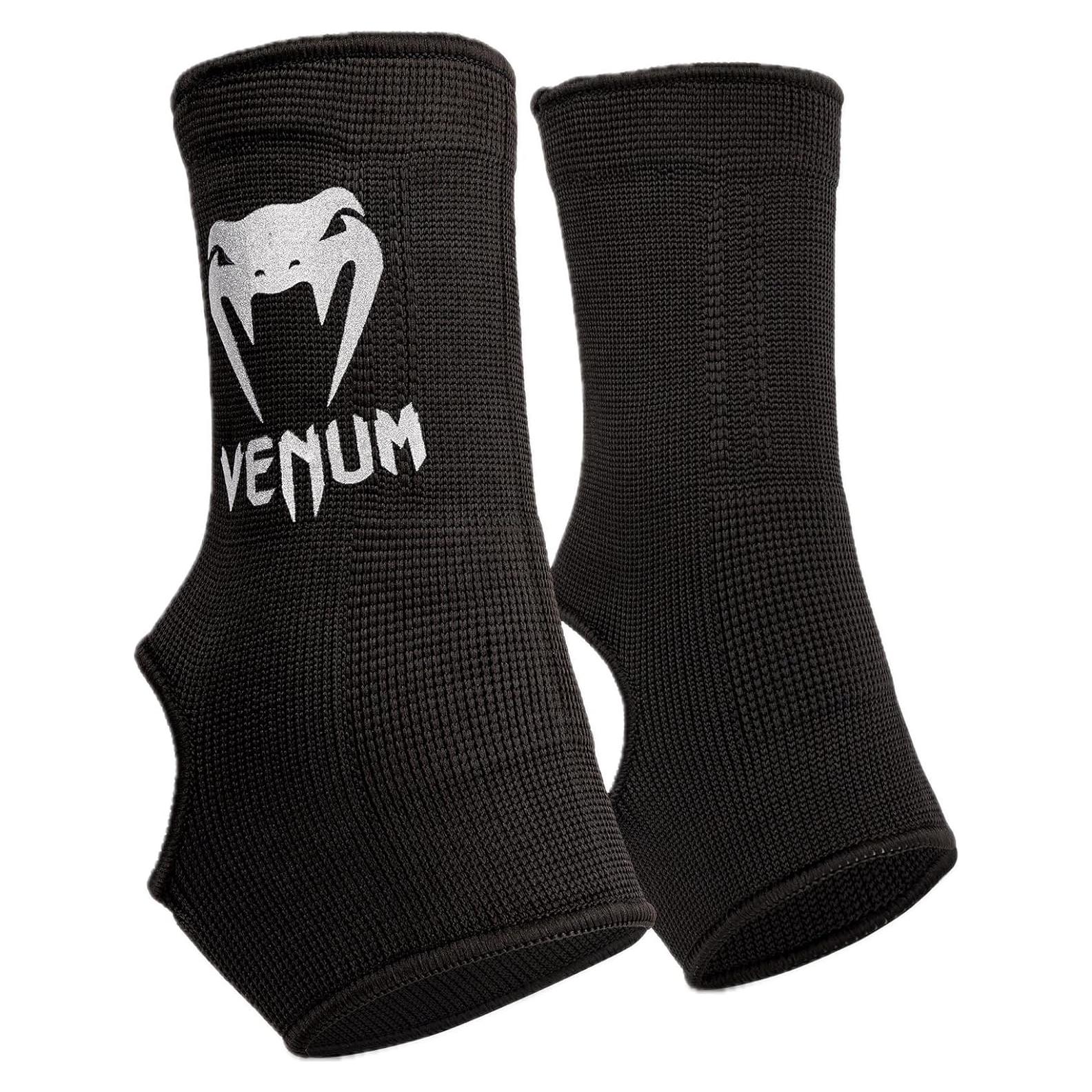 Fajas de Soporte para Tobillo Venum Kontact - Negro/Plata - X-Pequeño