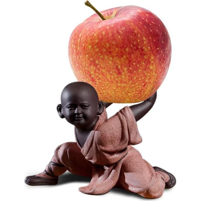 Figura de Monje Shaolin de Cerámica DIYOMR - Rosa 12.5cm