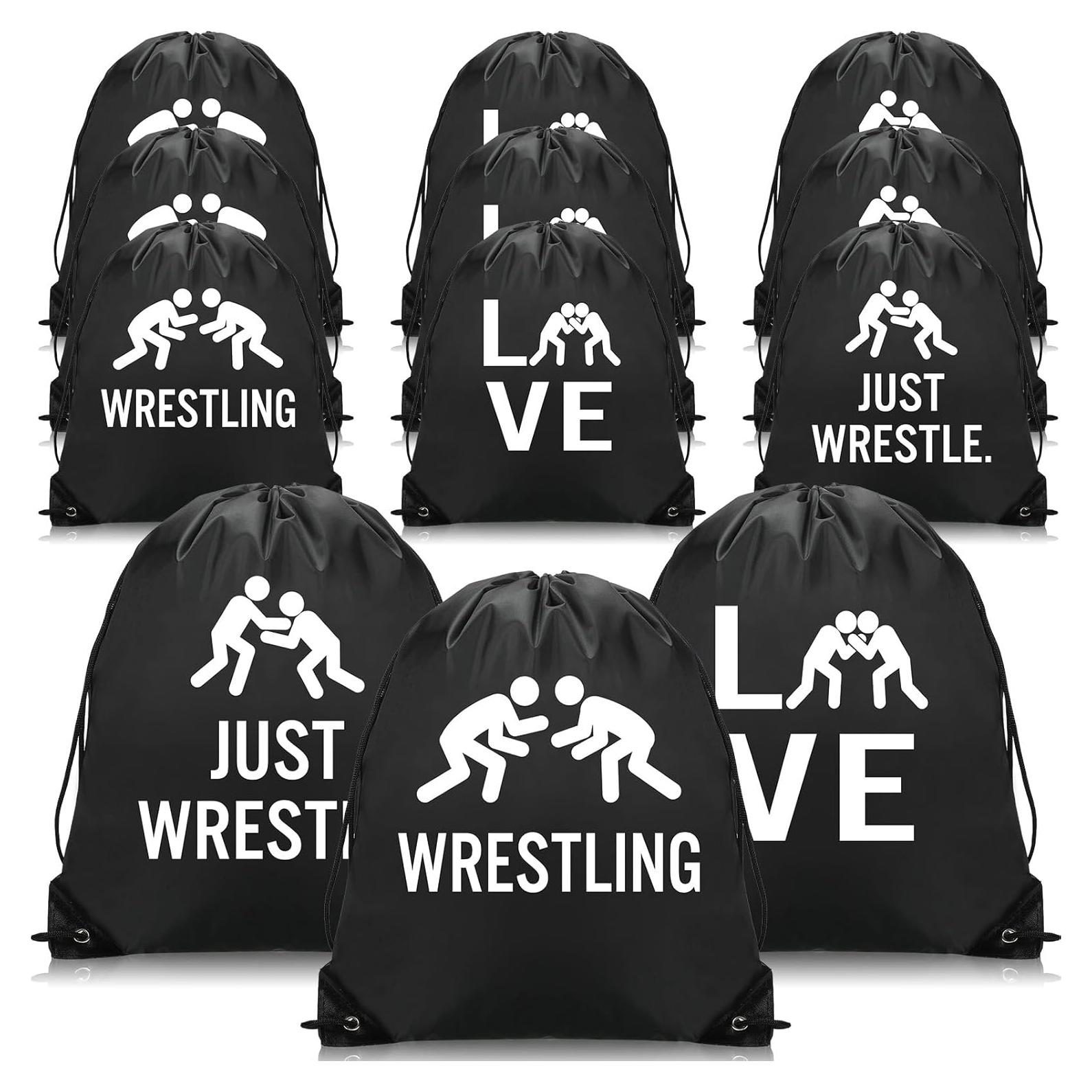 Mochilas de Cuerda para Lucha Paterr - 12 Piezas Unisex 32x43cm