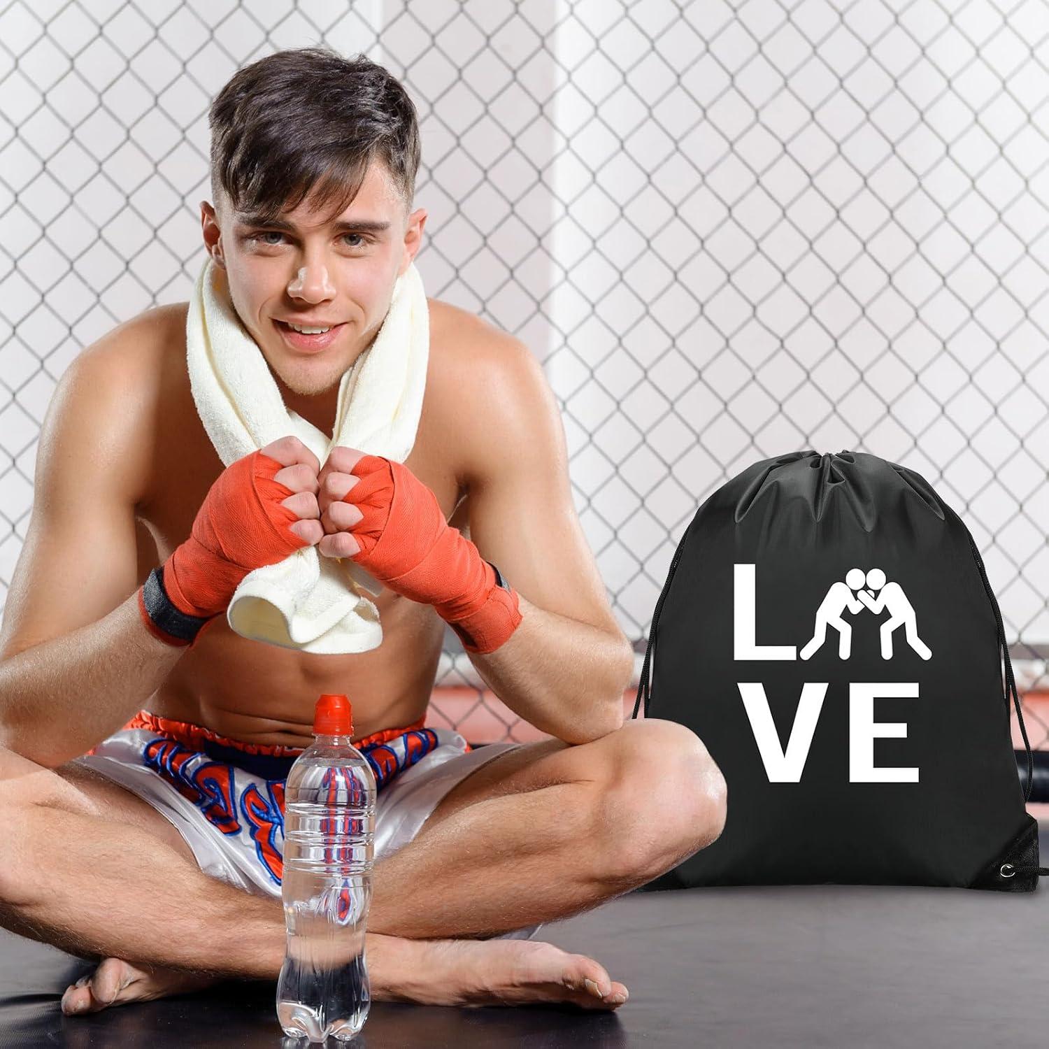 Mochilas de Cuerda para Lucha Paterr - 12 Piezas Unisex 32x43cm