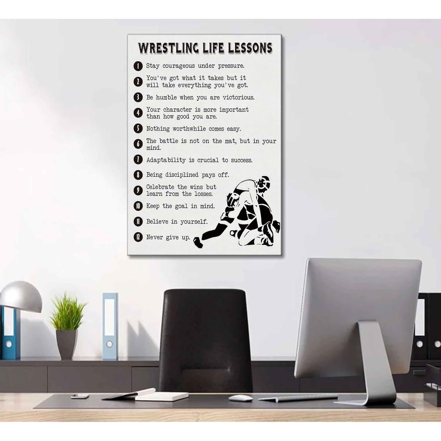 Arte de Pared Motivacional Lienzo 30x40cm Citas Inspiracionales